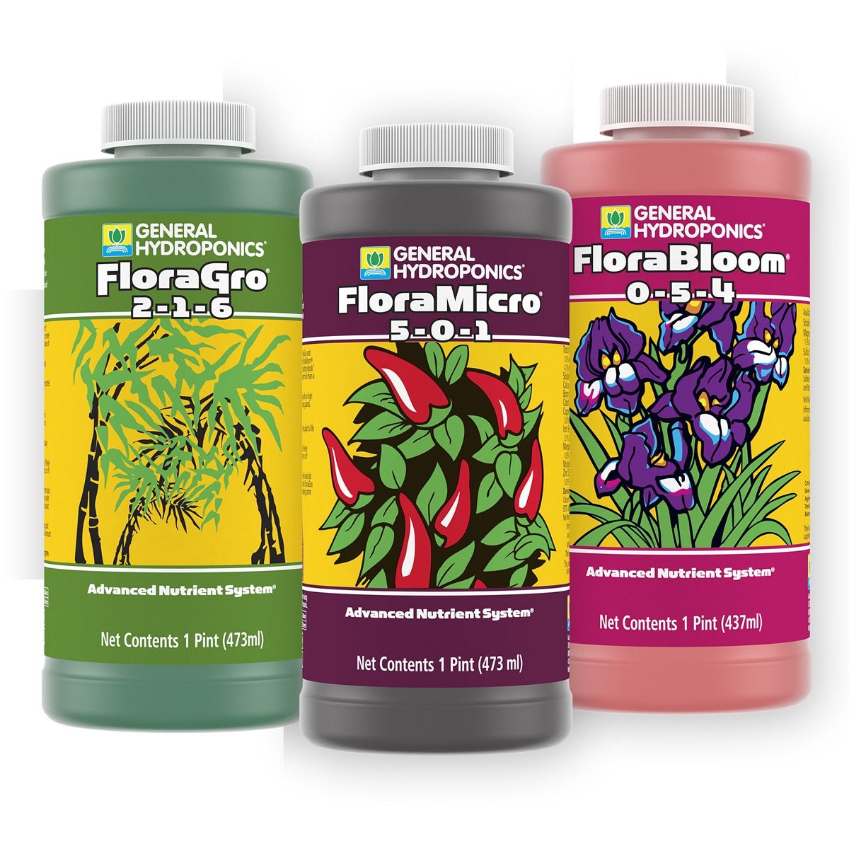 GH FloraSeries - Quart Trial Pack - BetterGrow Hydro