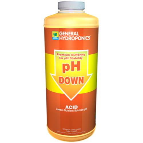 GH pH Down Liquid Quart - BetterGrow Hydro