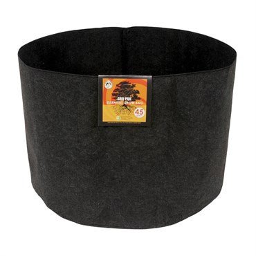 Gro Pro Essential Grow Bag Round Fabric Pots - Black - BetterGrow Hydro