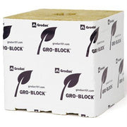 Grodan Gro-Block Improved Hugo (6x6x6) w/Hole - Loose On Pallet (512/ Pallet) - BetterGrow Hydro