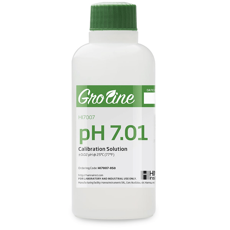 GroLine pH 7.01 Calibration Solution - 500ml - BetterGrow Hydro