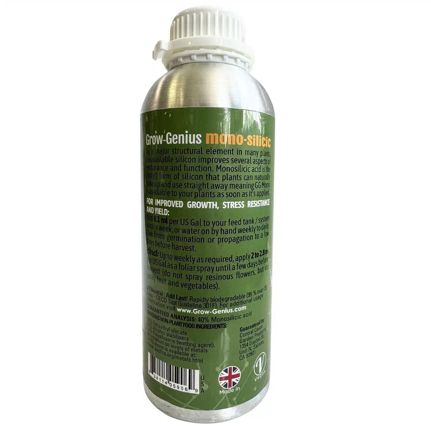 Grow Genius Mono - Silicic Acid 40% - BetterGrow Hydro