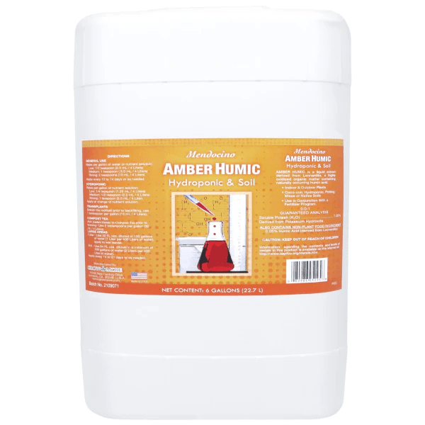 Grow More 6gal Amber Humic-Fulvic - BetterGrow Hydro
