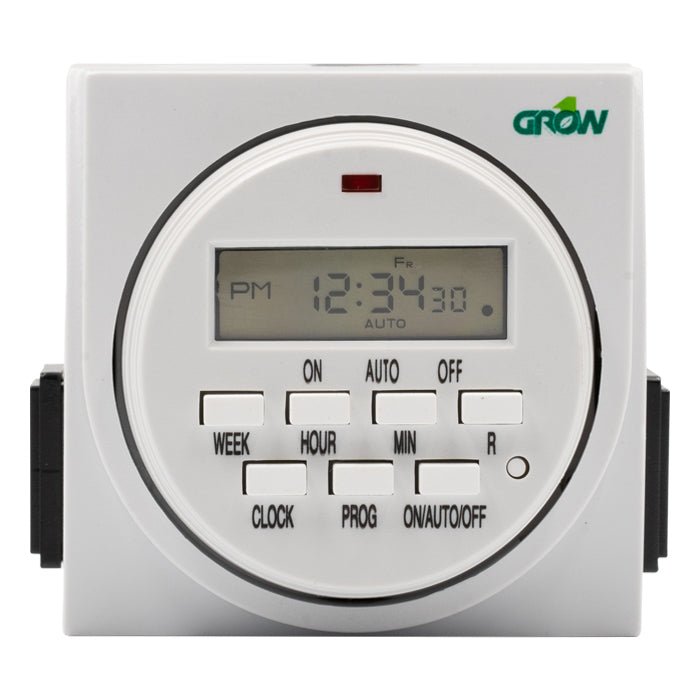 Grow1 120V Dual Outlet Digital Timer - BetterGrow Hydro