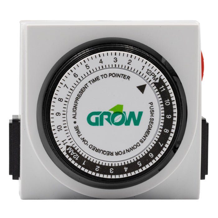 Grow1 120V Dual Outlet Mechanical Timer - BetterGrow Hydro