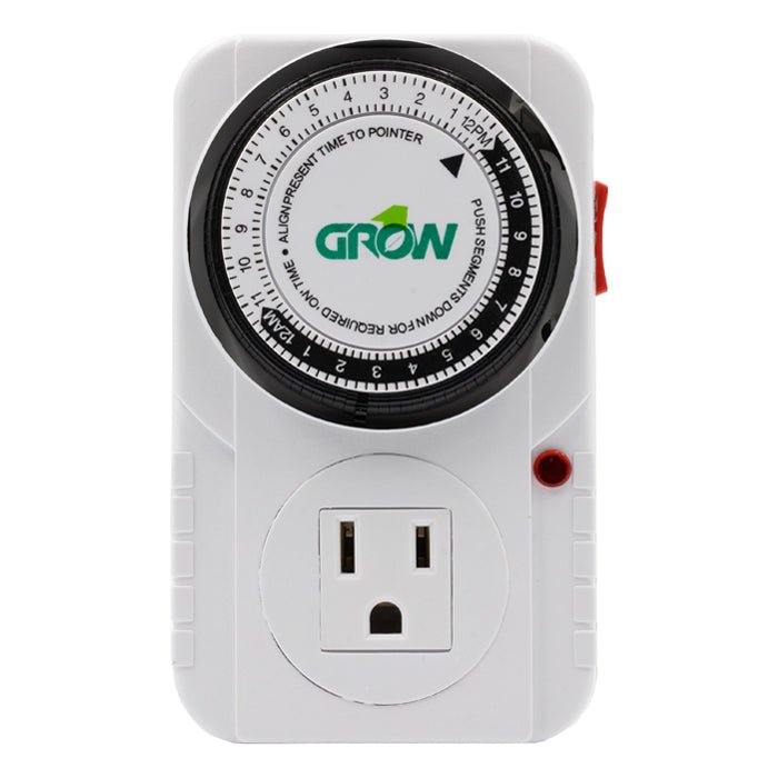 Grow1 120V Single Outlet Mechanical Timers - BetterGrow Hydro