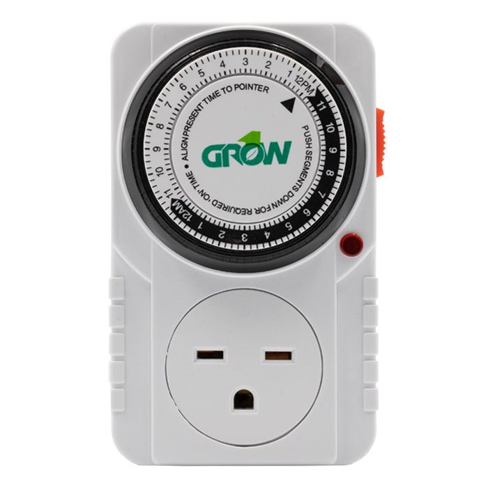 Grow1 240V Single Outlet Mechanical Timer - BetterGrow Hydro