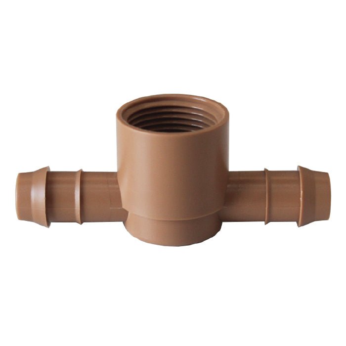 GROW1 Combination TEE INS X INS X 3/4" FPT 17mm (25pcs/Pack) - BetterGrow Hydro