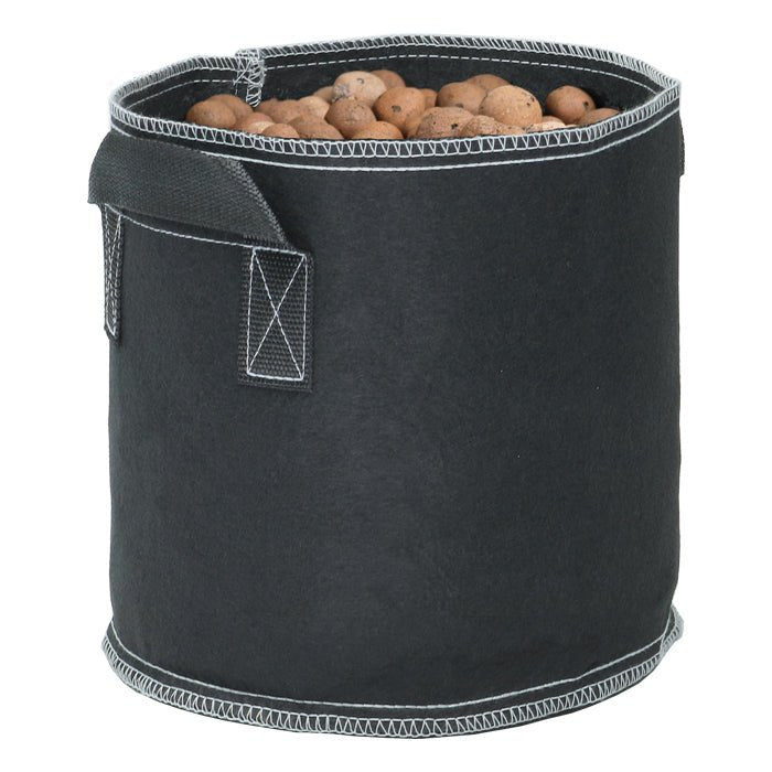 Grow1 Fabric Pots w/ Handles - Black - BetterGrow Hydro