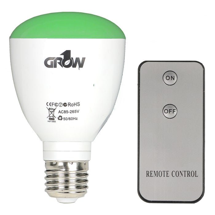 Grow1 Green LED Light Bulb w/ Remote - BetterGrow Hydro