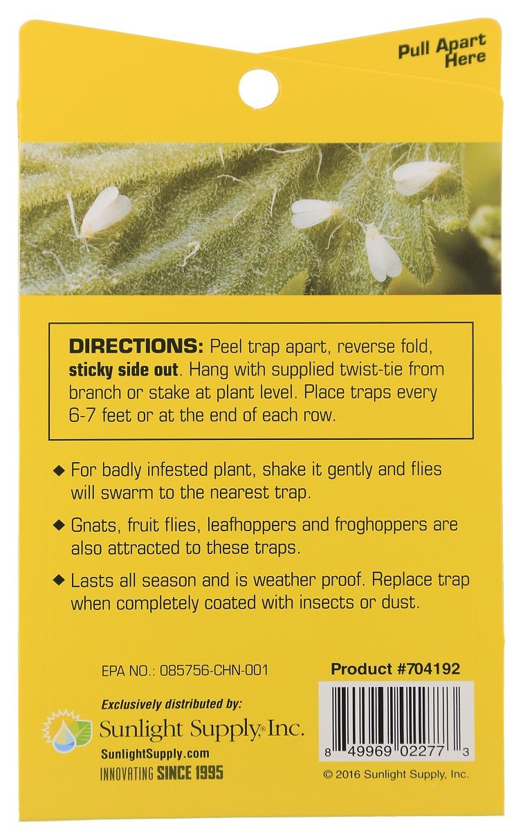 Grower's Edge Aphid Whitefly Sticky Trap 5/Pack - BetterGrow Hydro