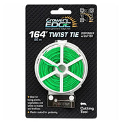 Grower's Edge Green Twist Tie Dispenser w/ Cutter – 164 ft - BetterGrow Hydro