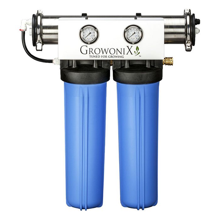 GrowoniX EX Series Tall 1000 GPD Reverse Osmosis System, High Flow Cold Water Membrane, Double pre-filter...(EX1000-T-KDF) Tall version - BetterGrow Hydro
