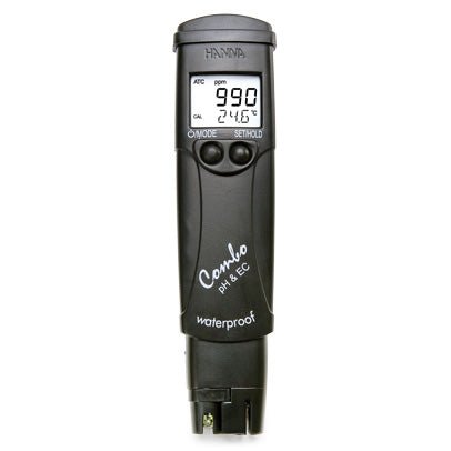 Hanna Combo Waterproof pH/EC/TDS/Temp Meter - BetterGrow Hydro