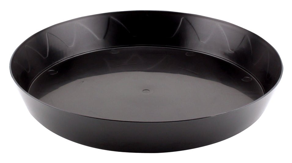Heavy Duty Black Saucer 12in - BetterGrow Hydro
