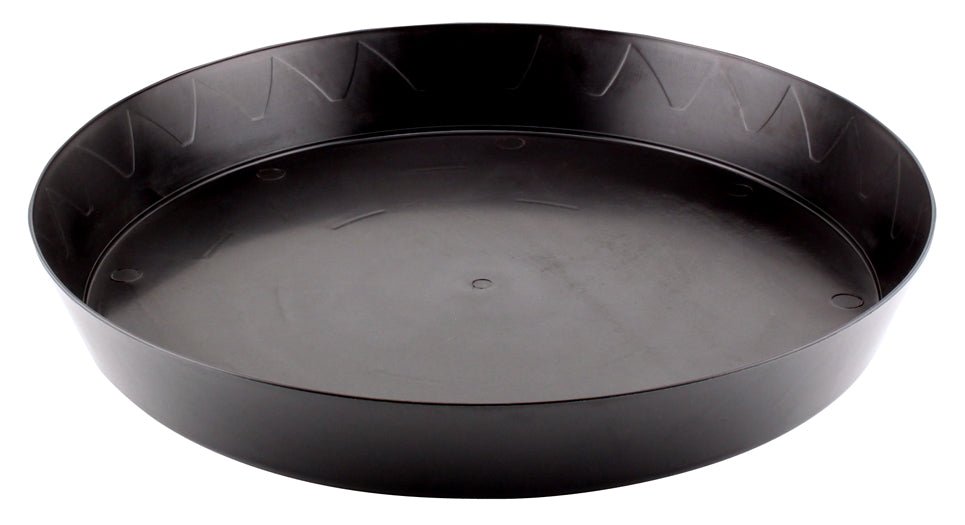 Heavy Duty Black Saucer 14in - BetterGrow Hydro