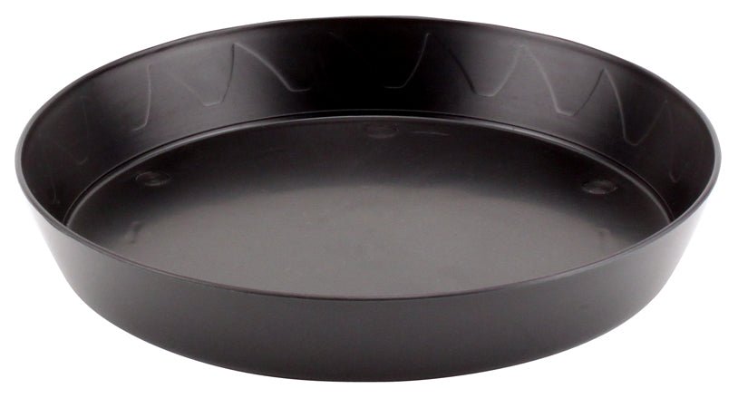 Heavy Duty Black Saucer 8in - BetterGrow Hydro