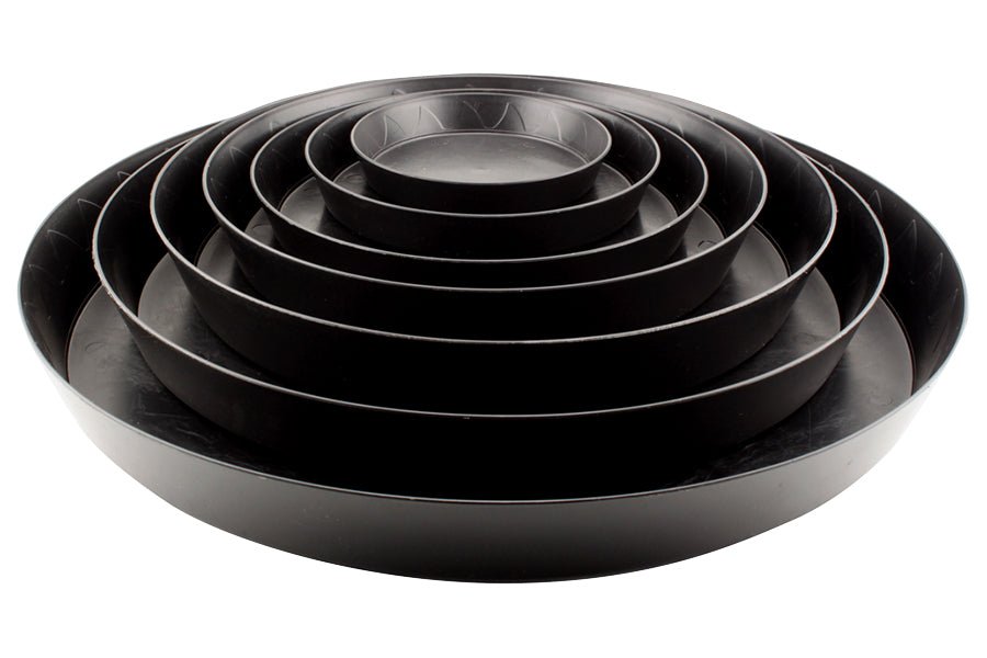 Heavy Duty Black Saucer w/ Tall Sides - 20 in - BetterGrow Hydro