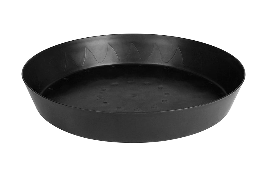 Heavy Duty Black Saucer w/ Tall Sides - 20 in - BetterGrow Hydro