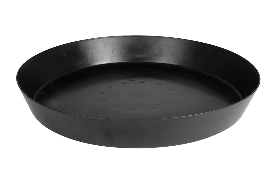 Heavy Duty Black Saucer w/ Tall Sides - 25 in - BetterGrow Hydro