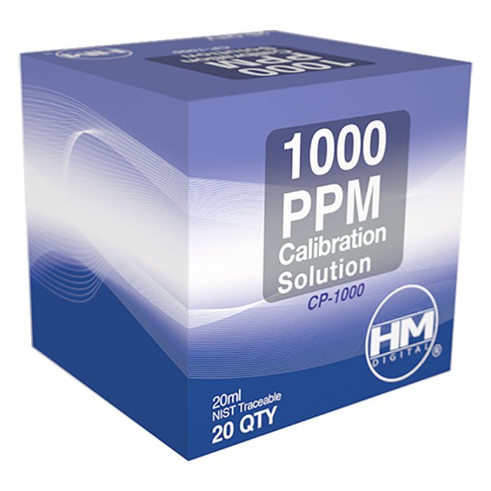 HM Digital TDS 1000 ppm calibration solution - 20 packets of 20 ml - BetterGrow Hydro