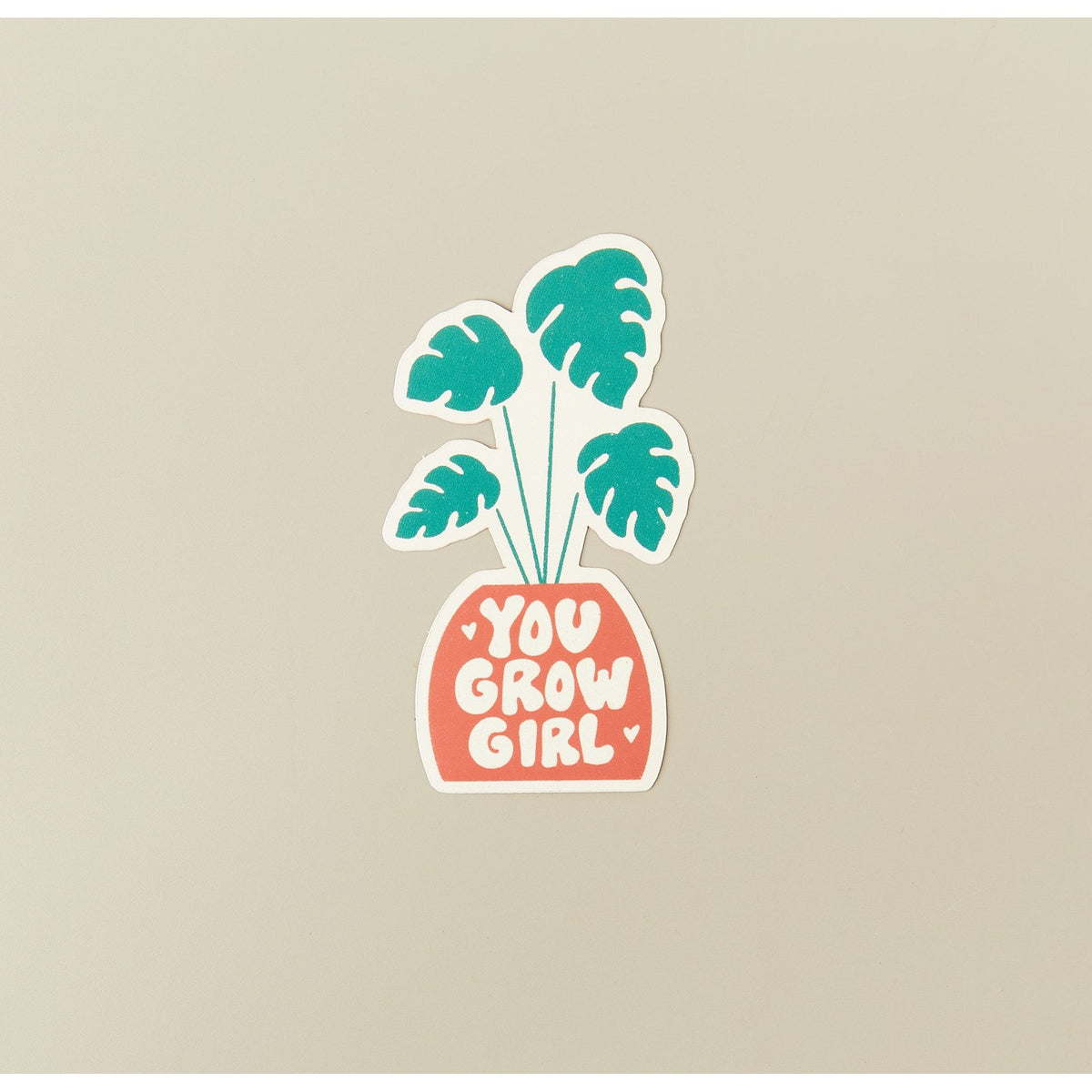 House Plant Shop Sticker 'You Grow Girl' - BetterGrow Hydro