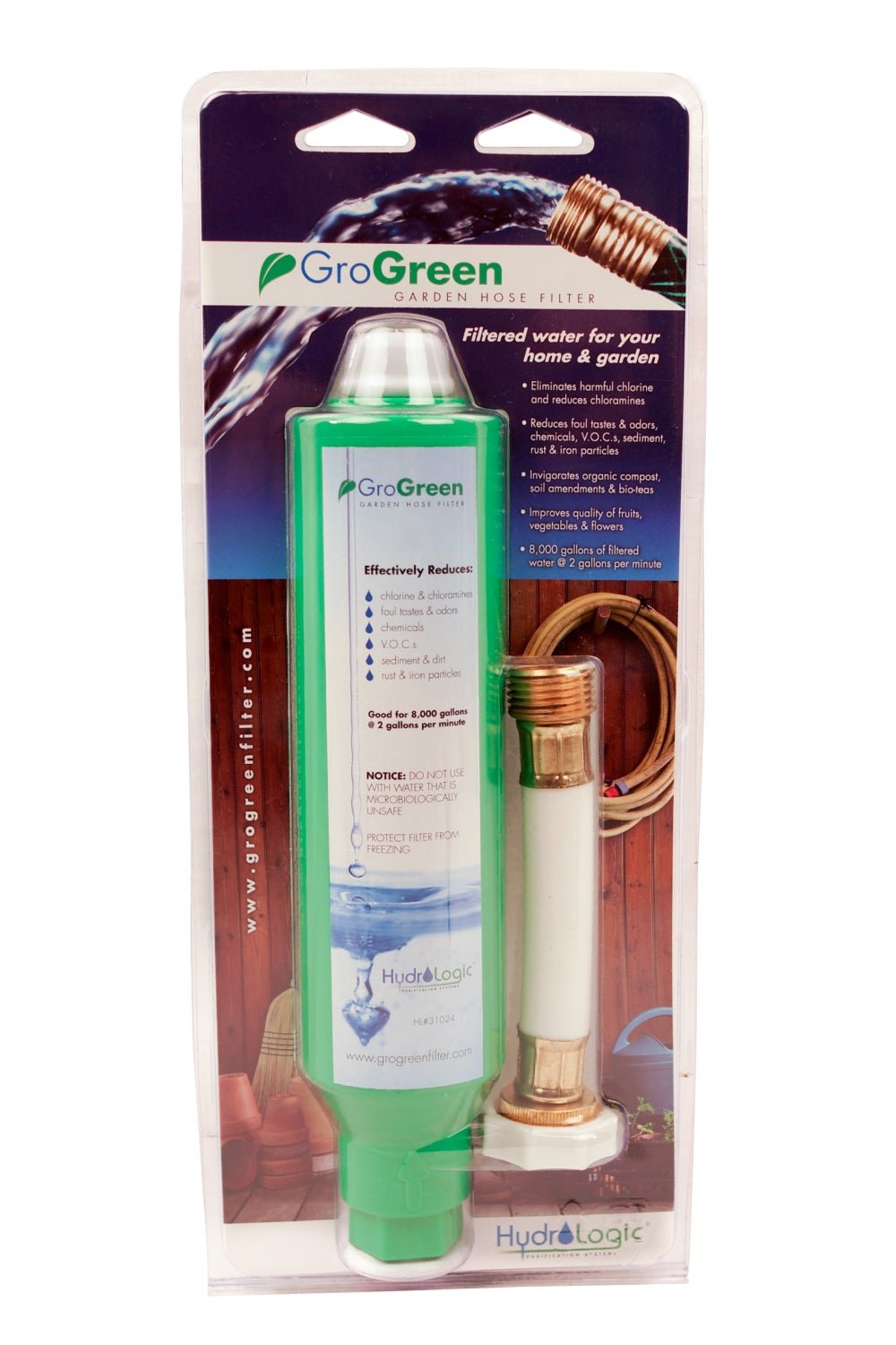 HydroLogic GroGreen Garden Hose Filter - BetterGrow Hydro