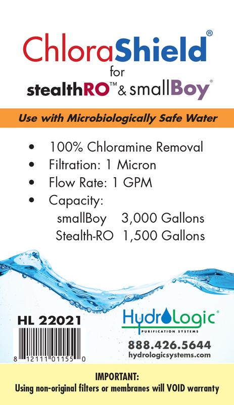HydroLogic Stealth/Small Boy Chlorashield Carbon Filter - BetterGrow Hydro
