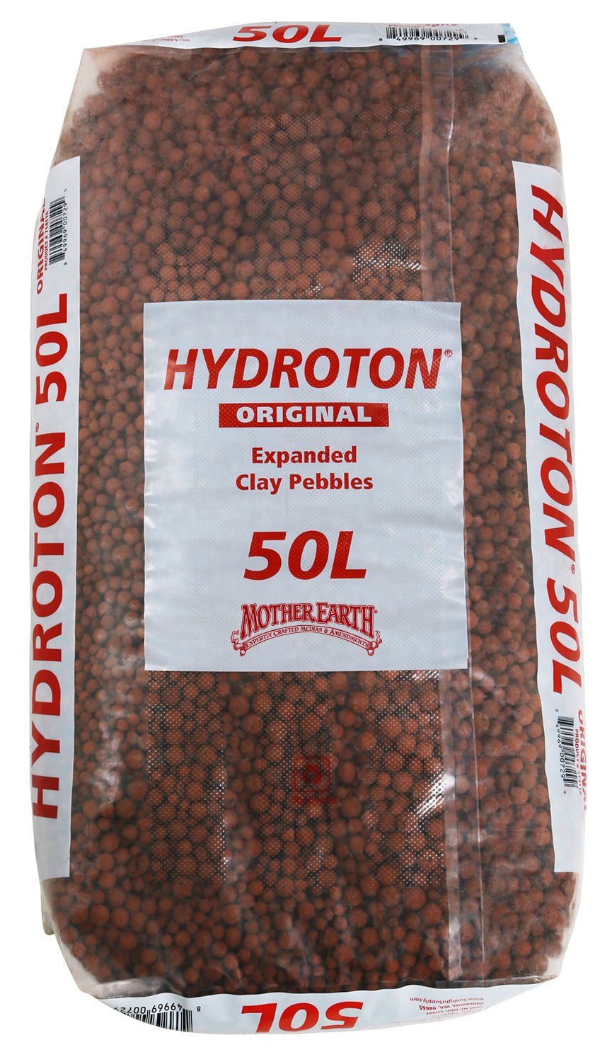 Hydroton Original Expanded Clay Pebbles - 50L - BetterGrow Hydro