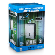 Ideal-Air Dehumidifier 50 Pint - Up to 80 Pints Per Day - BetterGrow Hydro