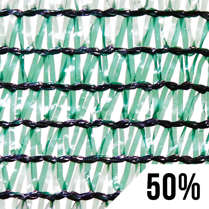 GROW1 Greenhouse Shade Cloth Dark Green 50% Light Dep 20ft x 100ft