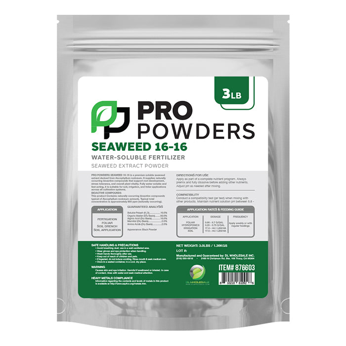 Pro Powders Seaweed 16-16 (Seaweed Extract Powder) 3lbs
