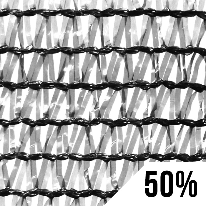 GROW1 Greenhouse Shade Cloth Black 50% Light Dep 32ft x 100ft