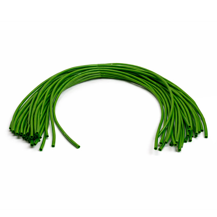 GROW1 Pre-Cut 36 Green Vinyl Irrigation Whips - I.D. 3/16in x 36in (25pcs/Pack)
