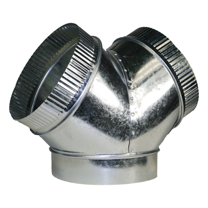 Y Duct Connector 8in x 8in x 8in