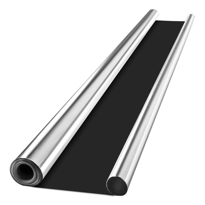 Mylar Reflective Film on 7mil 4ft x 100ft - Black