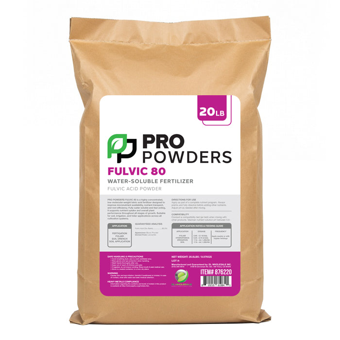 Pro Powders Fulvic 80 (Fulvic Acid Powder) 20lbs
