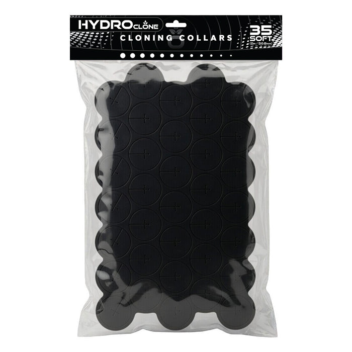 Hydro Clone Cloning Collars Soft - Black (35pcs/Pack