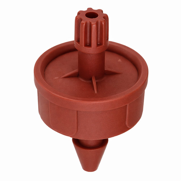GROW1 Pressure Compensating Junior Dripper w/ LCNL 2.0GPH Red/Red (250pcs/Pack)