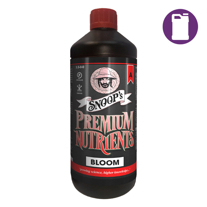 Snoop's Premium Nutrients Bloom A Non-Circulating 10ltr 3.1-0-0 (Soil, Hydro Run To Waste)