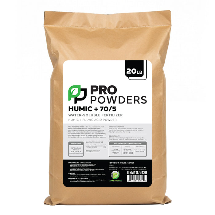 Pro Powders Humic + 70/5 (Humic & Fulvic Acid Powder) 20lbs