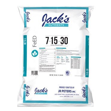 Jacks 7-15-30 Finish - 25 lbs - BetterGrow Hydro