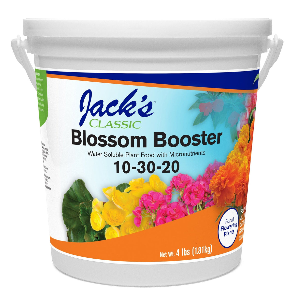 Jack's Classic® Blossom Booster 10-30-20 Fertilizer 4lb - BetterGrow Hydro