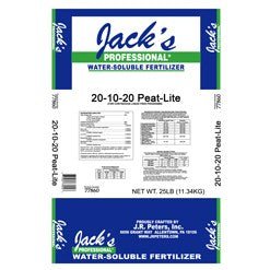 Jack's Professional® 20-10-20 Peat-Lite Fertilizer 25lb - BetterGrow Hydro