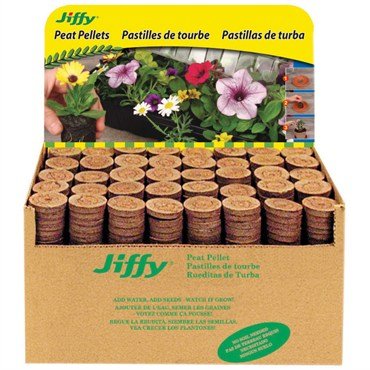 Jiffy 7 36MM Bulk Box Of 1000 Peat Pellets Without Hole - BetterGrow Hydro