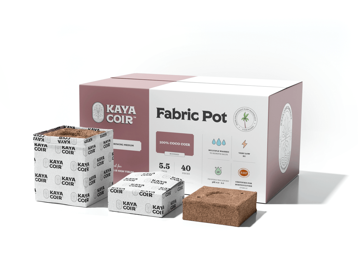Kaya Coir Fabric Pots - BetterGrow Hydro