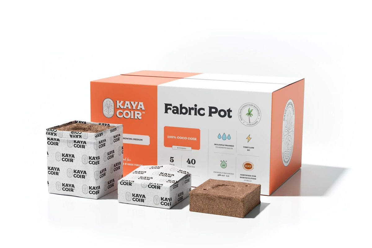 Kaya Coir Fabric Pots - BetterGrow Hydro