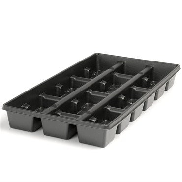 Landmark 04.00 Square Press Fit Tray 18 Count Black - 100 Per Case - BetterGrow Hydro