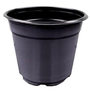 Landmark 04.50 Geranium Round Thermoformed Pot Maxi Grow Black - 450 Per Case - BetterGrow Hydro