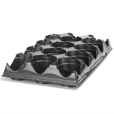 Landmark 04.50 Rnd Transport Tray 15 Count Black - 90 Per Case - BetterGrow Hydro